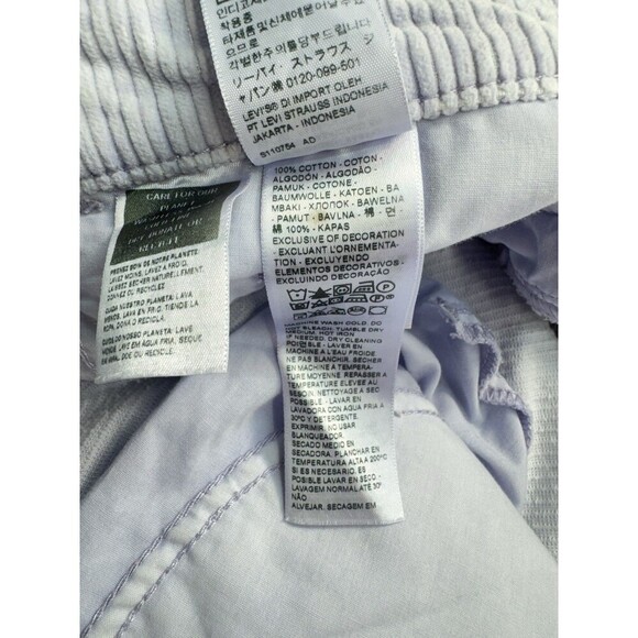 Levis Corduroy Baggy Dad Pants Womens 34 Lilac Purple Jeans Relaxed Y2K Retro - Picture 7 of 15